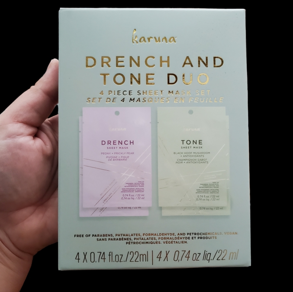 Karuna Tone and Drench Sheet Mask 4 Pack